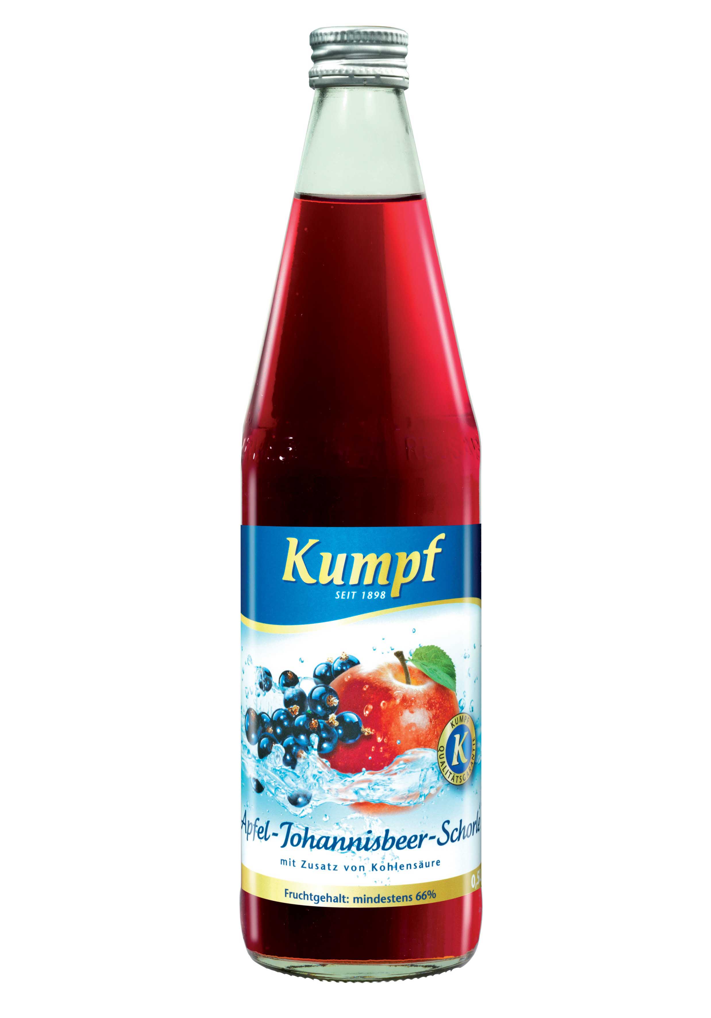 Limonade: Kumpf Apfel Johannisbeer Schorle 10 x 0,5 l