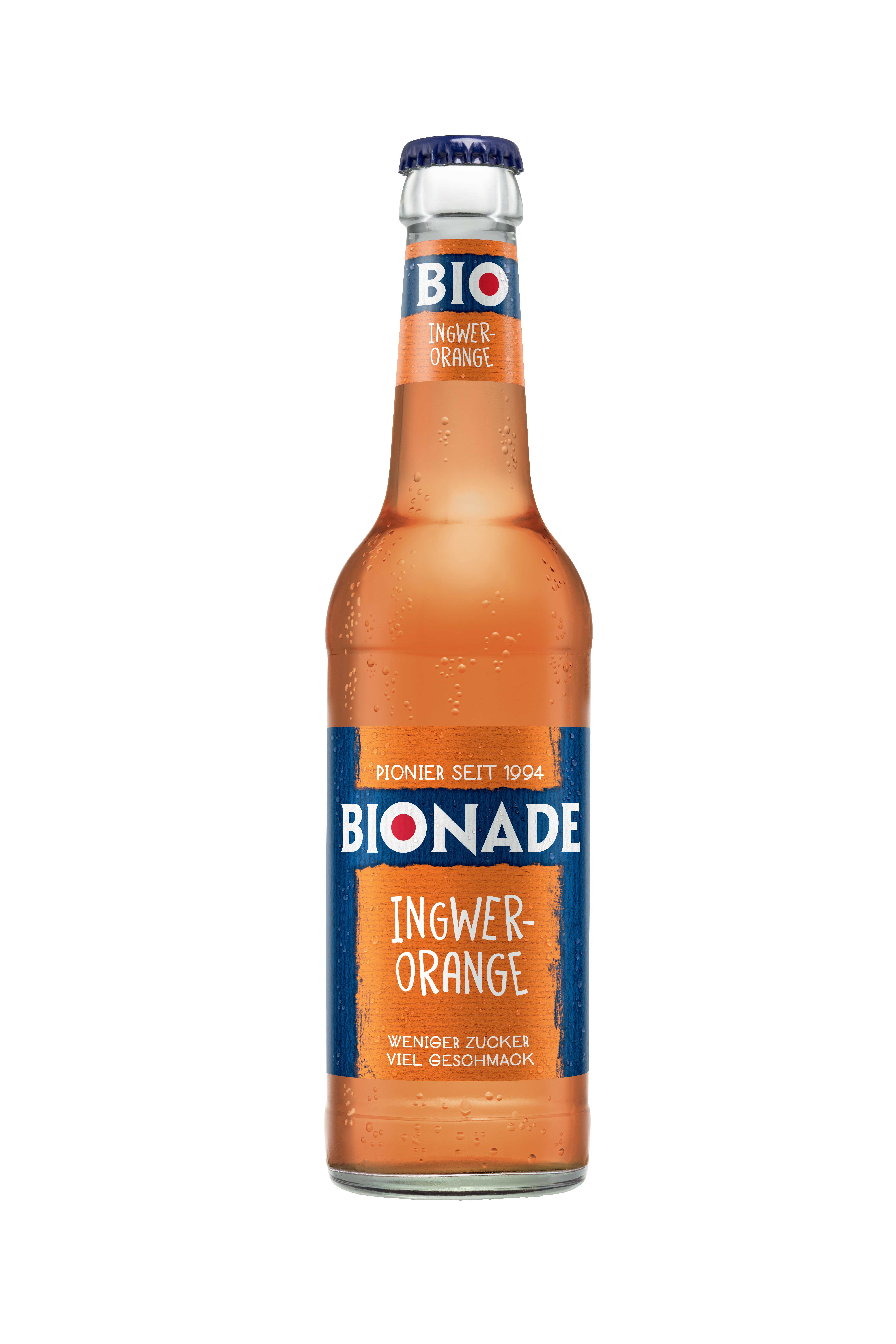 Limonade: Bionade Ingwer Orange 12 x 0,33 l