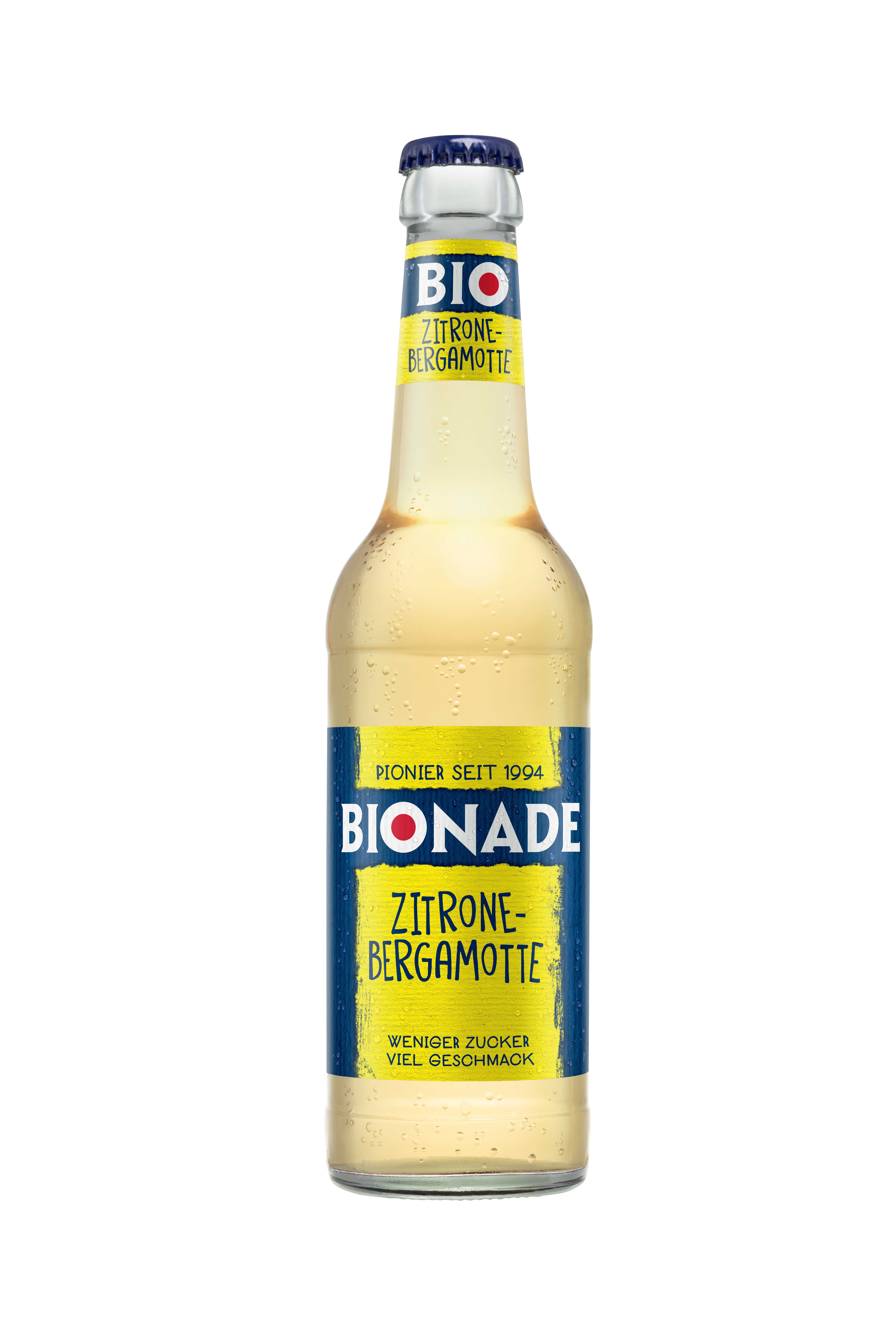 Limonade: Bionade Zitrone-Bergamotte 12 x 0,33 l