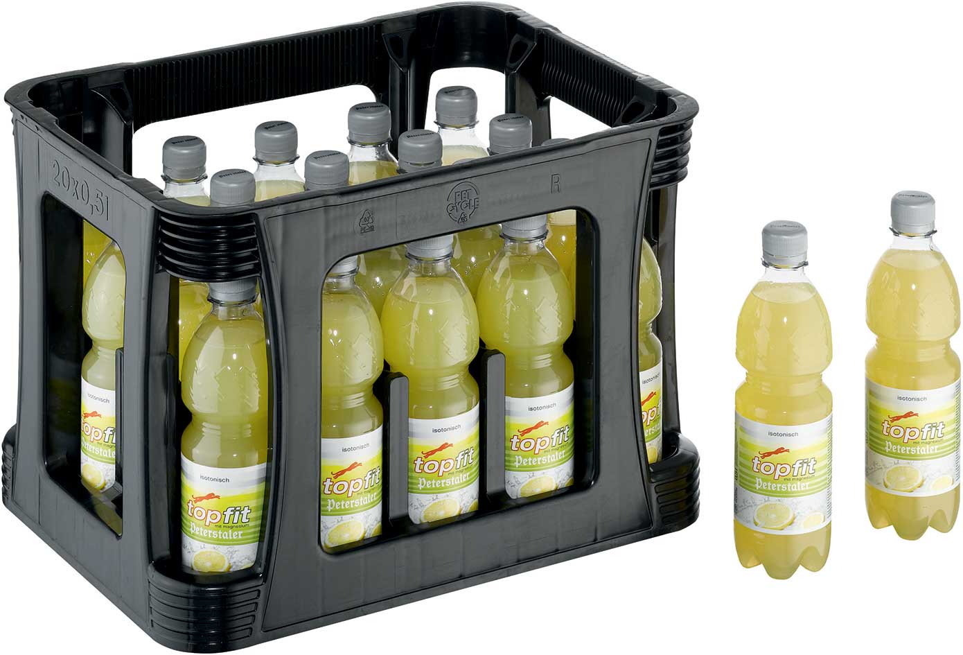 Limonade: Peterstaler Topfit Pet 20 x 0,5 l